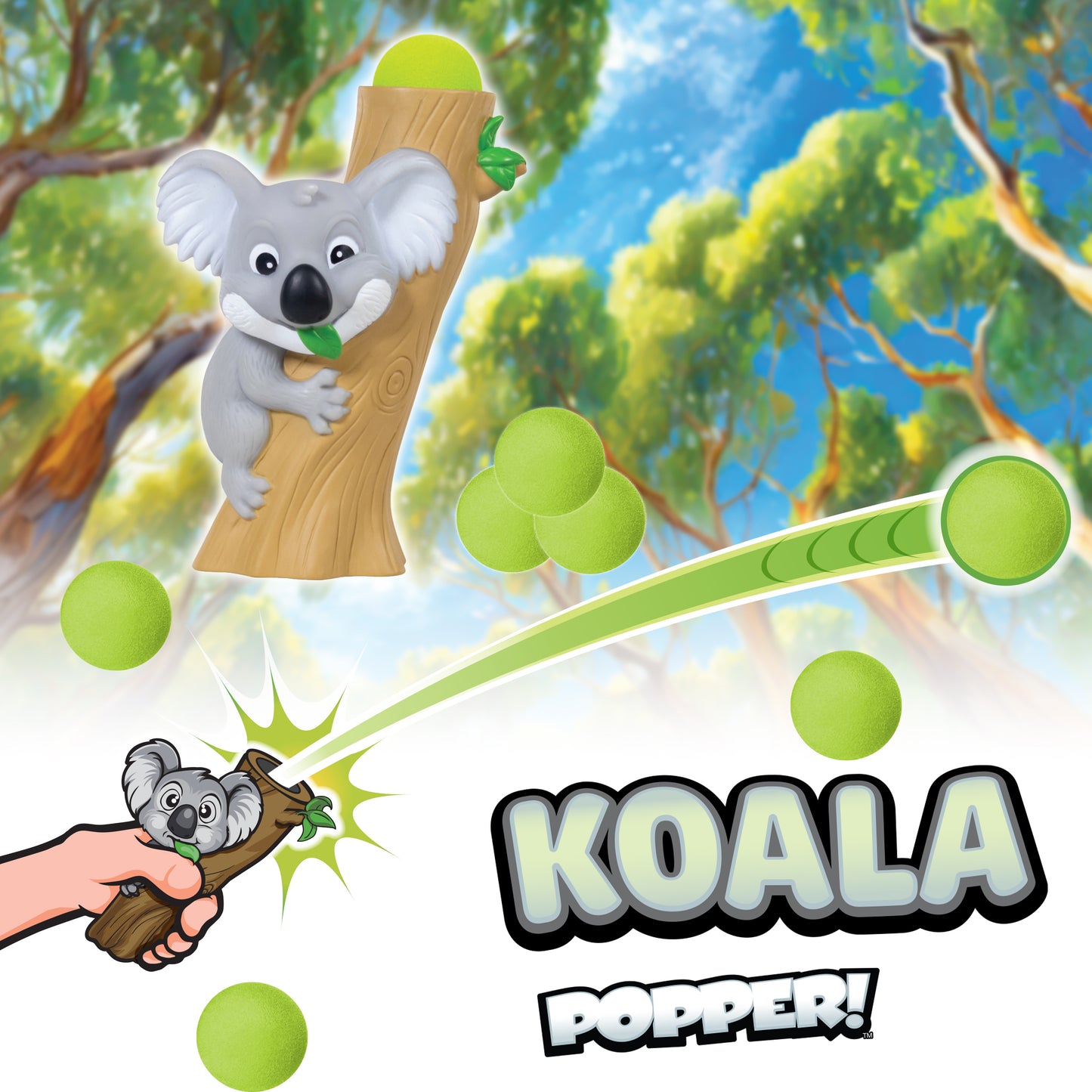 Koala Squeeze Popper