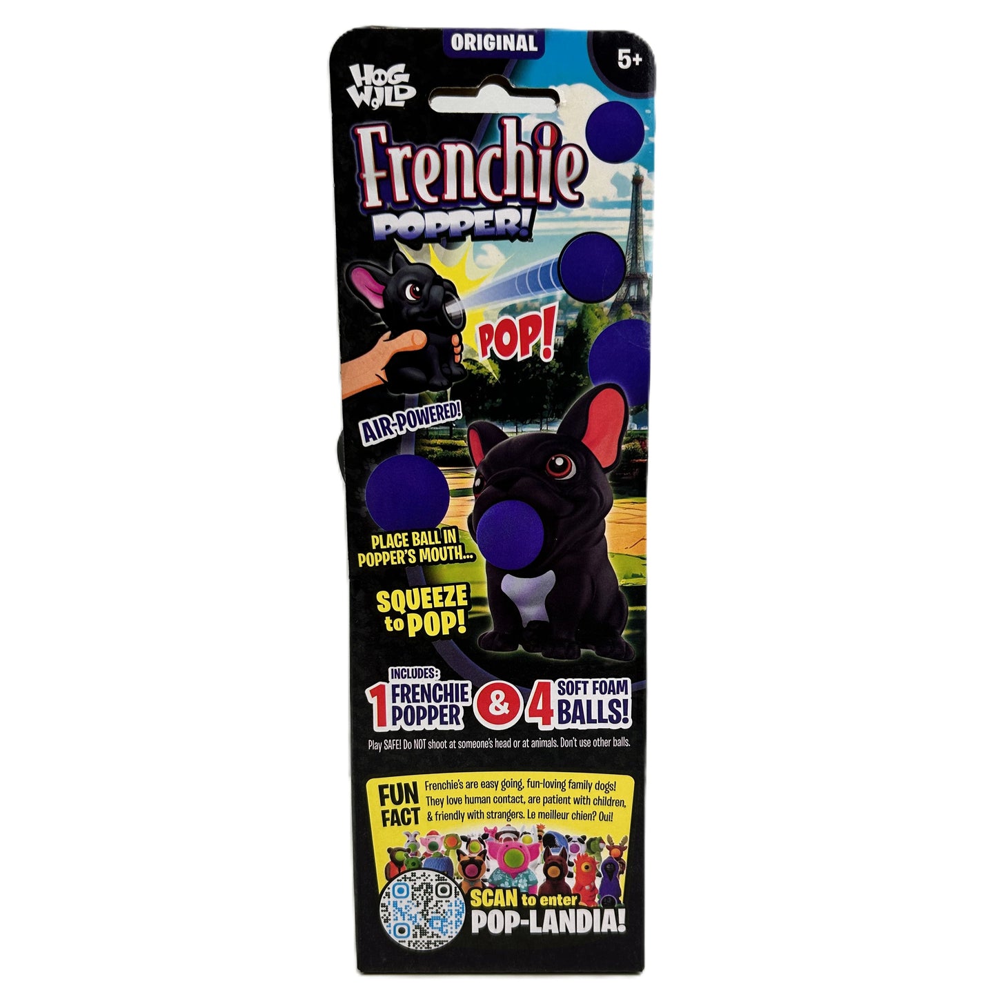 French Bulldog Squeeze Popper