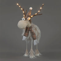 39cm LED Reindeer Decoration with Metal Legs