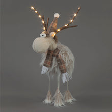 39cm LED Reindeer Decoration with Metal Legs
