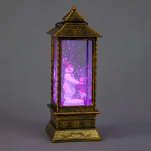 29cm Colour-Changing Snowman Water Lantern | RGB LED Christmas Snow Globe