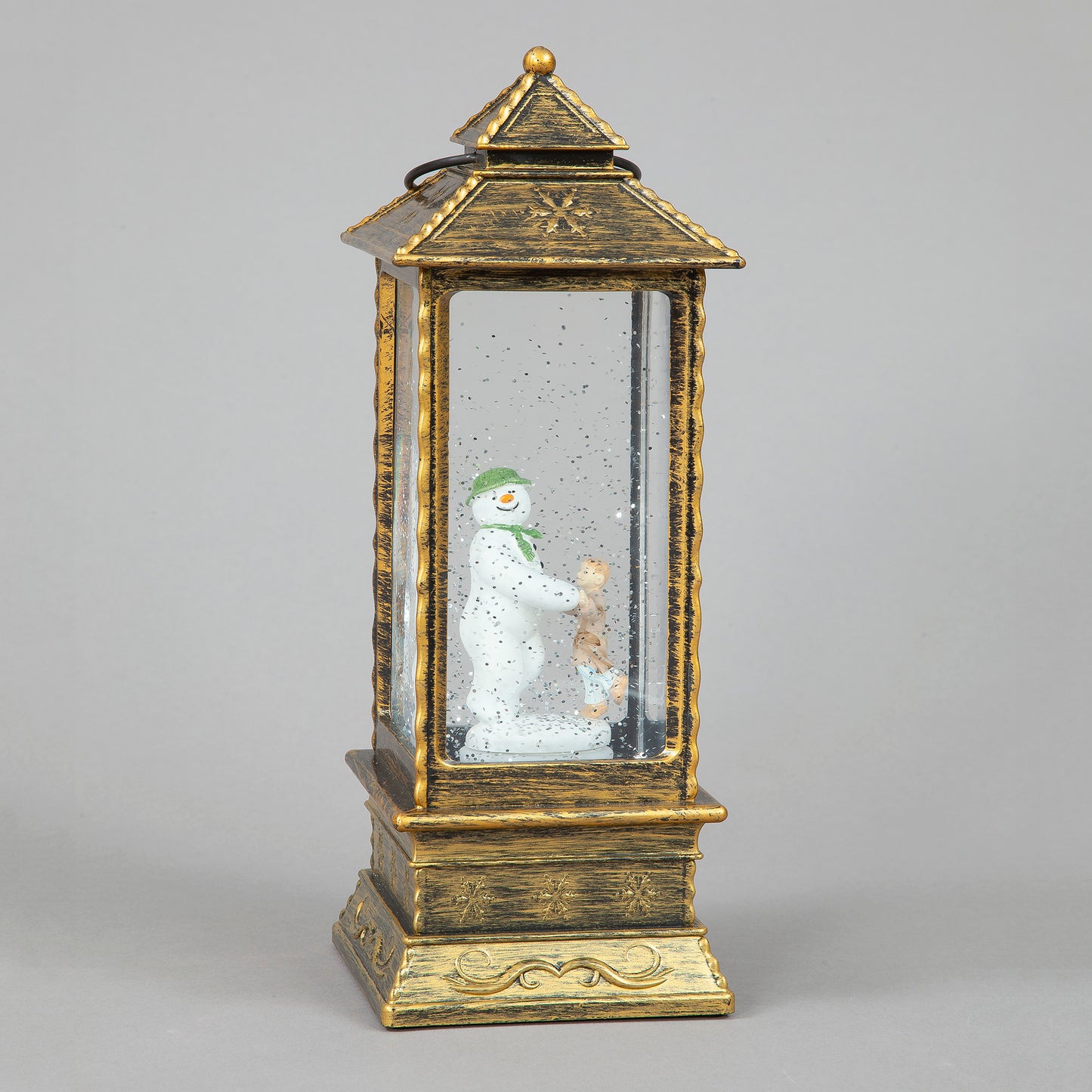 29cm Colour-Changing Snowman Water Lantern | RGB LED Christmas Snow Globe