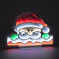 40cm Infinity Santa Peeking Over Wall