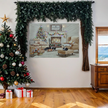 145cm LED Christmas Wall Hanging - "Silent Night" with Cats & Dogs