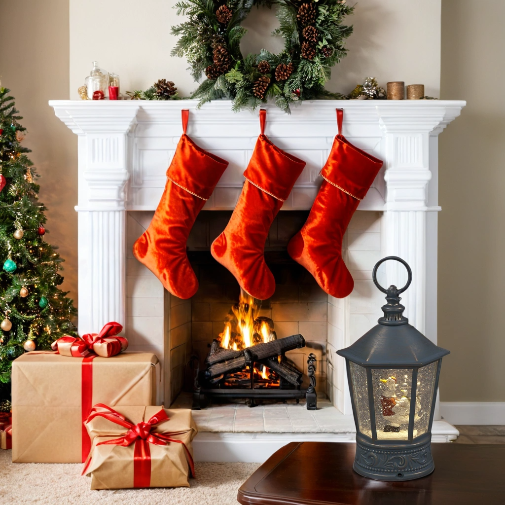 Festive Geese Water Spinner Lantern | Dual Power LED Decoration