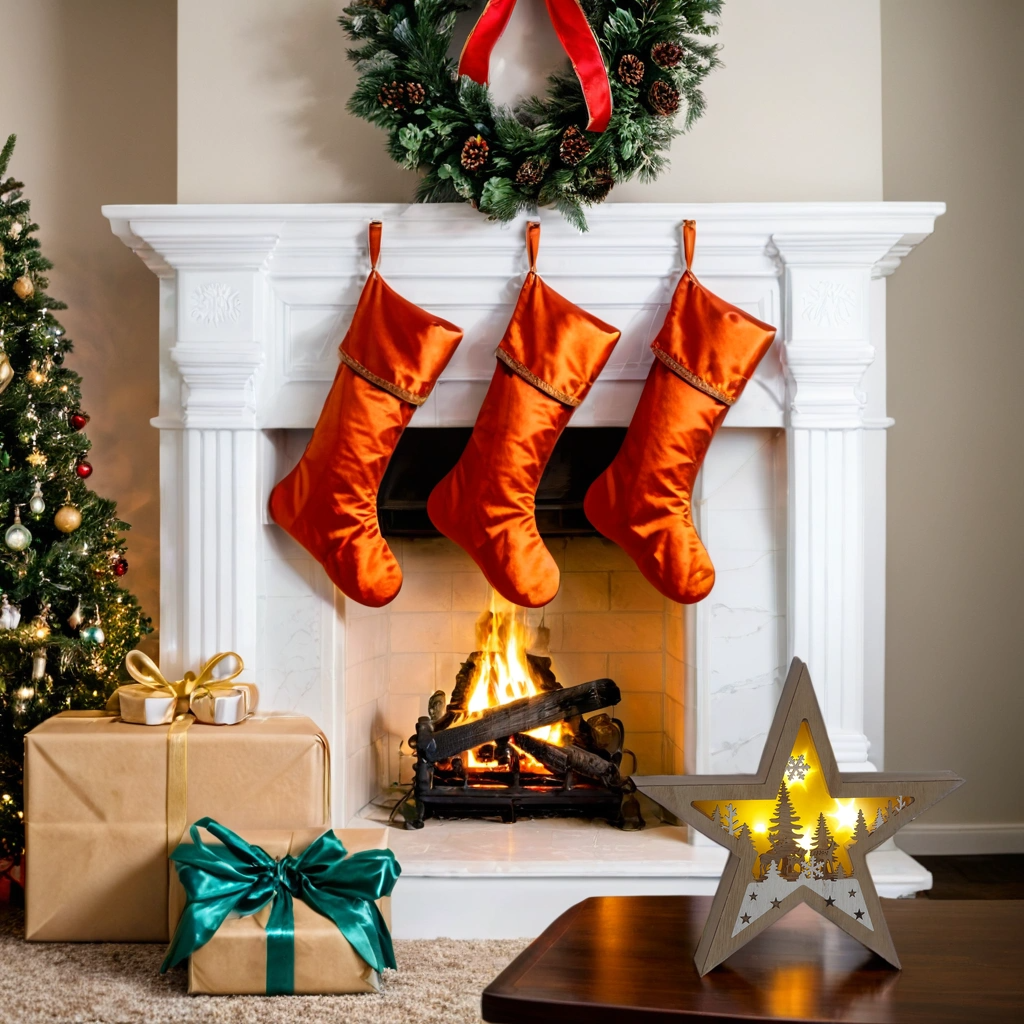 LED Wooden Star Diorama | Freestanding Scandi Christmas Ornament
