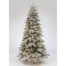 6ft Mont Blanc Flocked Tree w/350 WW & Multi LEDs (180cm)