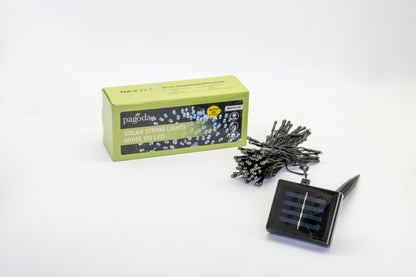 Pagoda 100 LED Solar-Powered String Lights