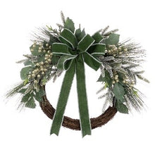 Semi Wreath W/Bow 60cm
