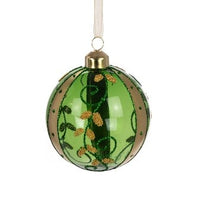 GLASS Francene Bauble 8cm