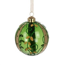 GLASS Francene Bauble 8cm
