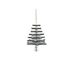 24cm wooden snowflake christmas tree