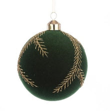 GLASS Haley Bauble 10cm Green