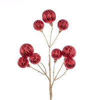 Bauble Spray 51cm Red