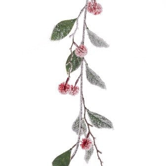 Snowy Echinop Garland 180cm