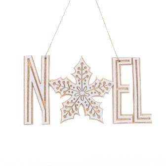 Wooden Noel Hanger 21cm
