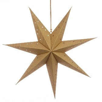 FSC Paper Sparkle Star 60cm Gold