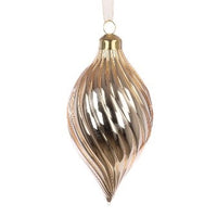 GLASS Arlette Finial 12cm Gold