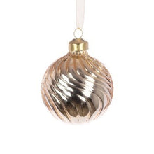 GLASS Arlette Bauble 8cm Gold