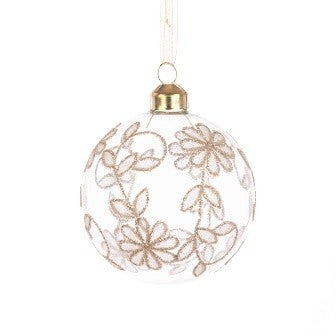GLASS Henrietta Bauble 8cm