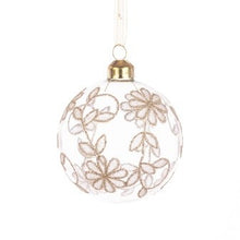 GLASS Henrietta Bauble 8cm