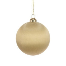 Silk Bauble 8cm Gold