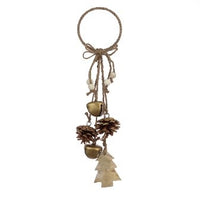 Bells & Pinecone Hanger 40cm