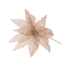 Glitter Tipped Poinsettia 70cm
