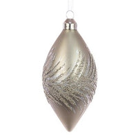 GLASS Tina Finial 12cm Silver