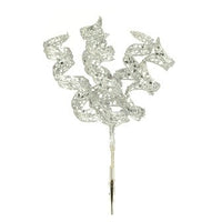 Crazy Curls Clip 17cm Silver