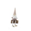 14cm wooden gonk with natural hat shelf sitter