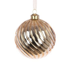 GLASS Arlette Bauble 10cm Gold