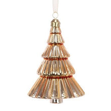 GLASS Tree Hanger 14cm Gold
