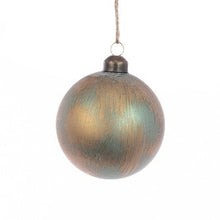 GLASS Selene Bauble 8cm Gold/silver