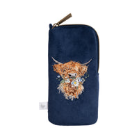 Highland Cow Glasses Pouch Daisy Coo