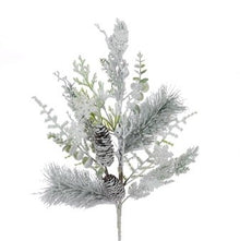 Snowy Pinecone Spray 74cm