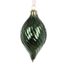 GLASS Arlette Finial 12cm Green