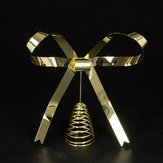 METAL Bow Tree Topper 25cm