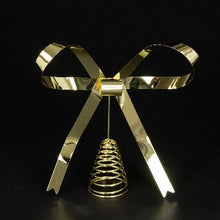 METAL Bow Tree Topper 25cm