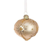 GLASS Agnete Onion 8cm Gold
