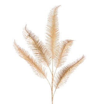 Metallic Fine Fern Spray 81cm