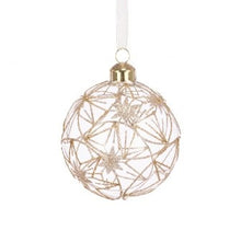 GLASS Brianna Bauble 8cm