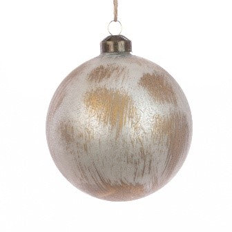 GLASS Selene Bauble 10cm Gold/silver