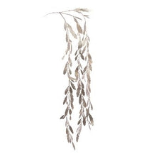 Metallic Hanging Leaf Spray 97