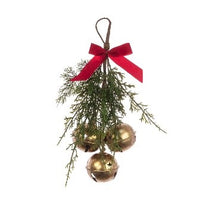 Hanging Bells With Bow 36cm
