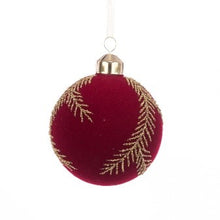 GLASS Haley Bauble 8cm Red