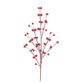 Berry Spray 38cm Red