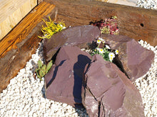 Plum Slate rockery