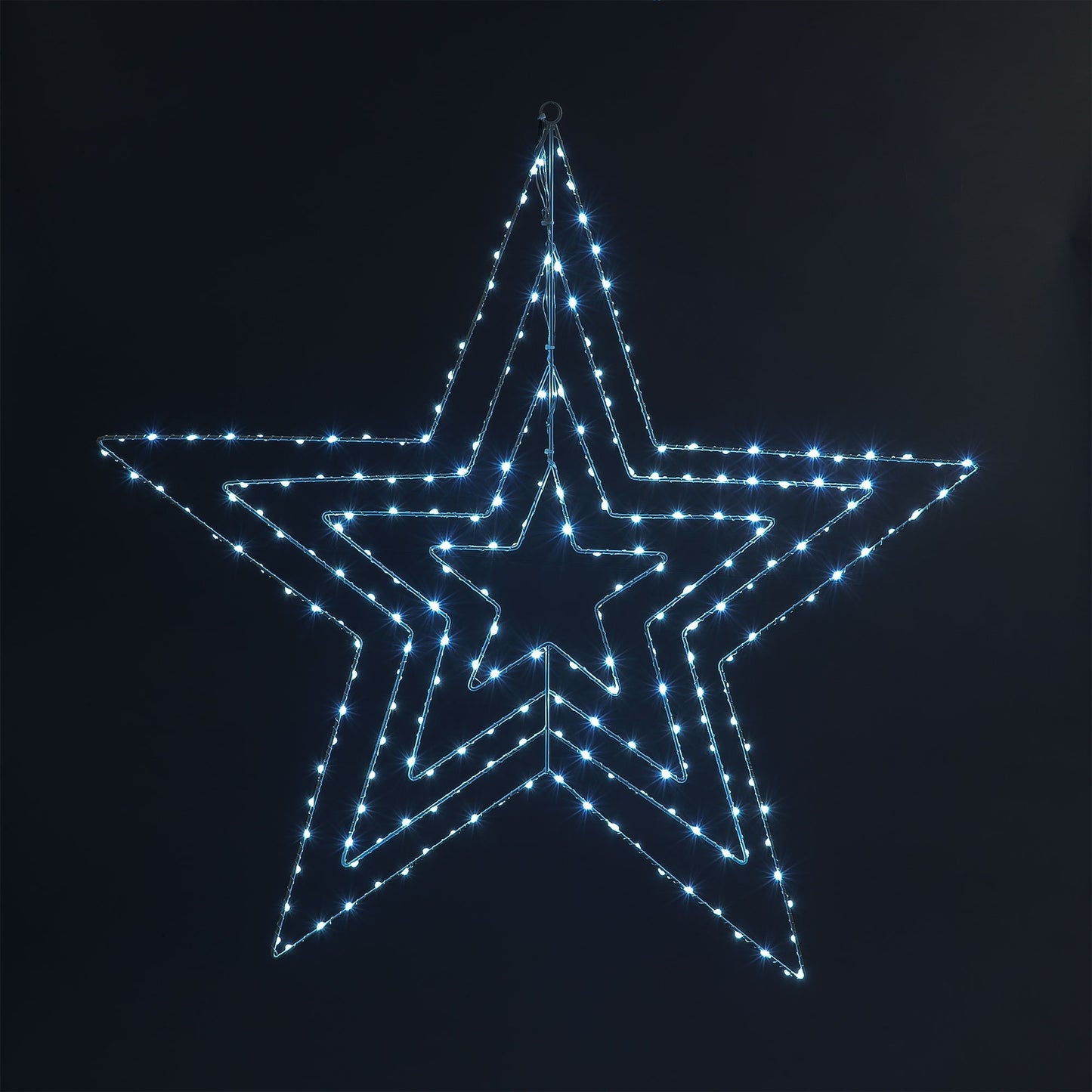 80cm Ice White Star Silhouette