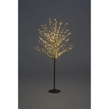 1.5m LED Black Tree | 580 Warm White Micro Dot Lights | Modern Indoor & Outdoor Decoration